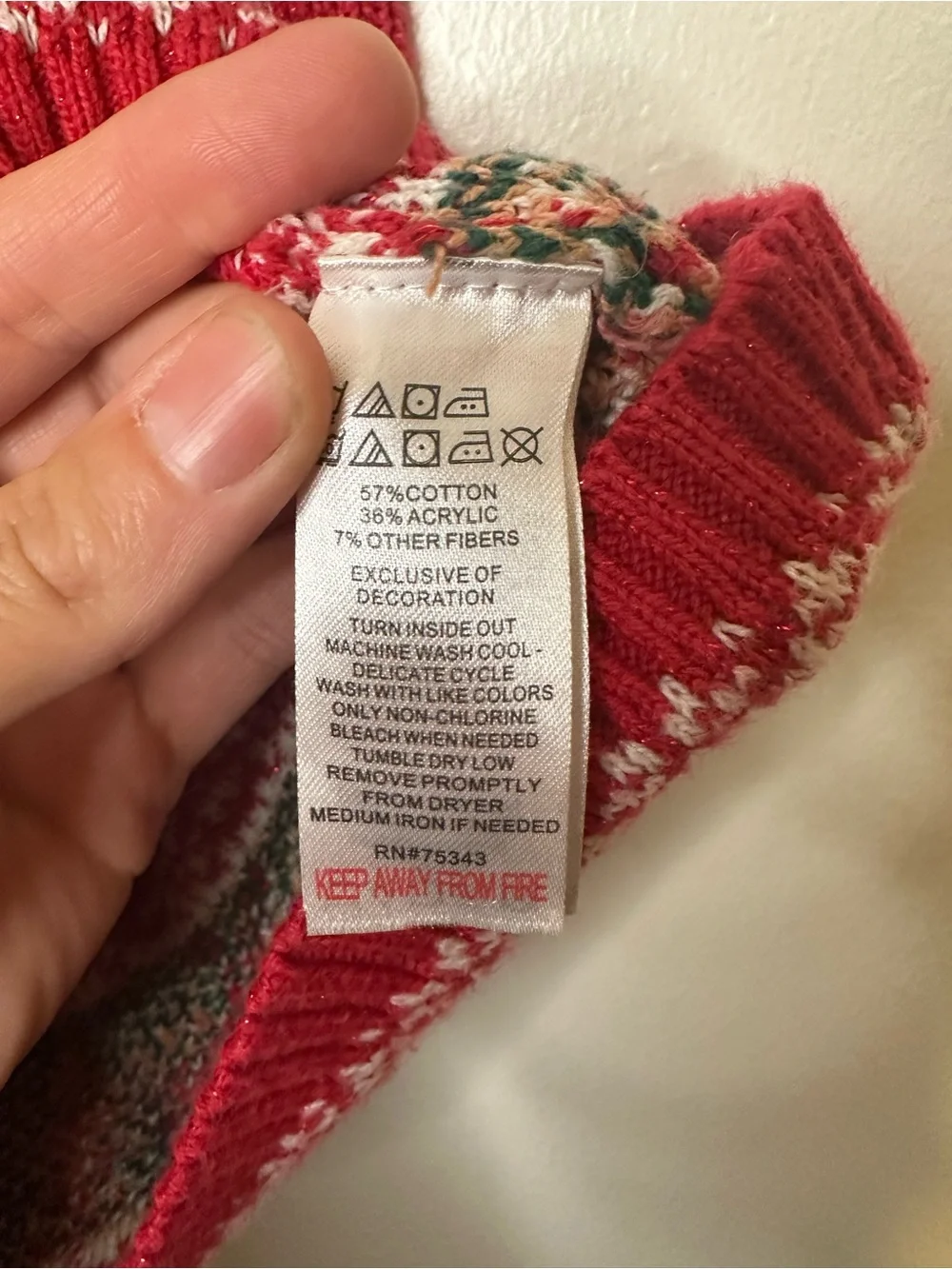 Cynthia Rowley Red Knit Holiday Girls Dress